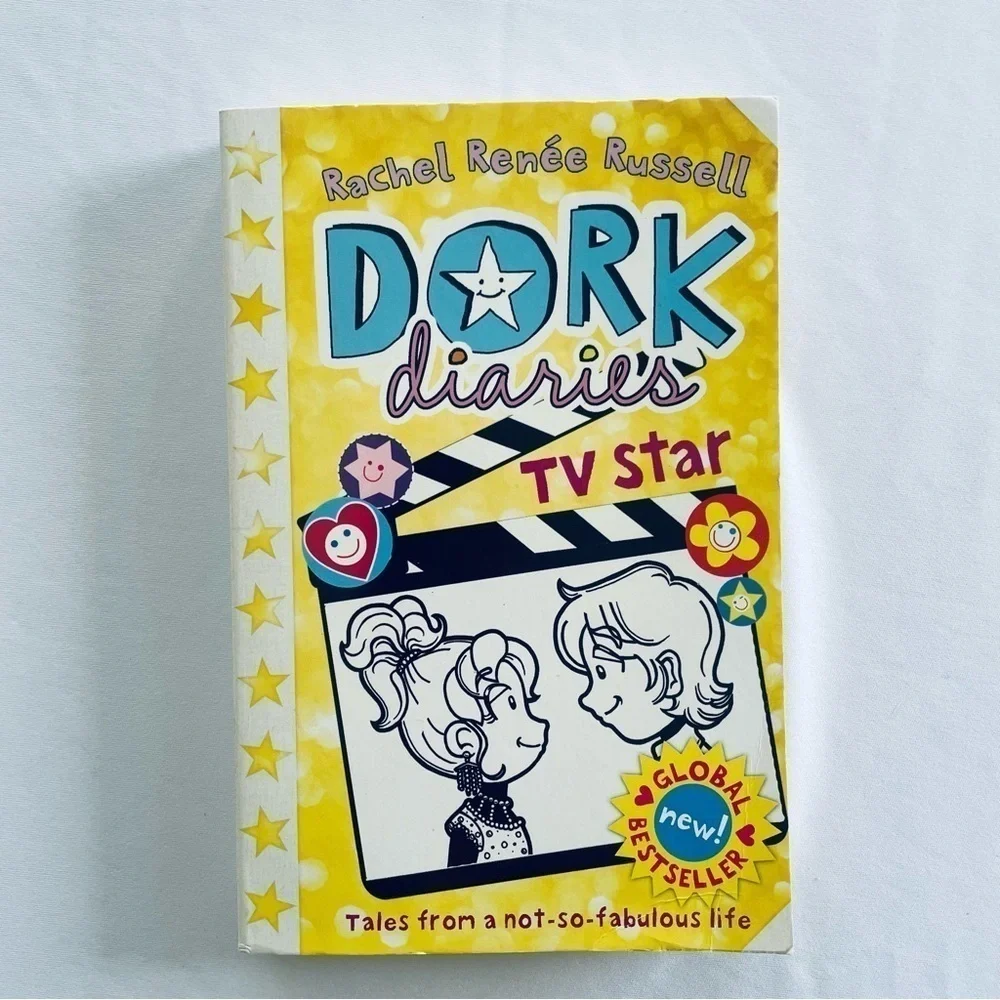 Lot of 4 Girls' Books: Dork Diaries by Rachel Renee Russell